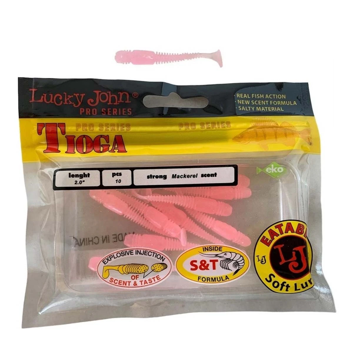 Lucky John Tioga 2'' (5.08 cm) 10P Silikon Yem S31