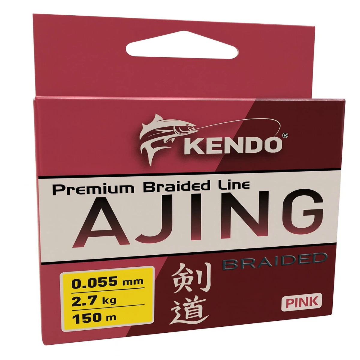 Kendo Ajing Premium Braided Line Pink 150m Örgü İp - 0.045mm
