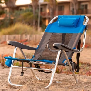 FUNKY CHAIRS Beach Star Light Plaj Şezlong Sandalye- Blue