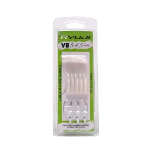 Ryuji V8 8cm 5.5gr Silikon Yem - PEARL