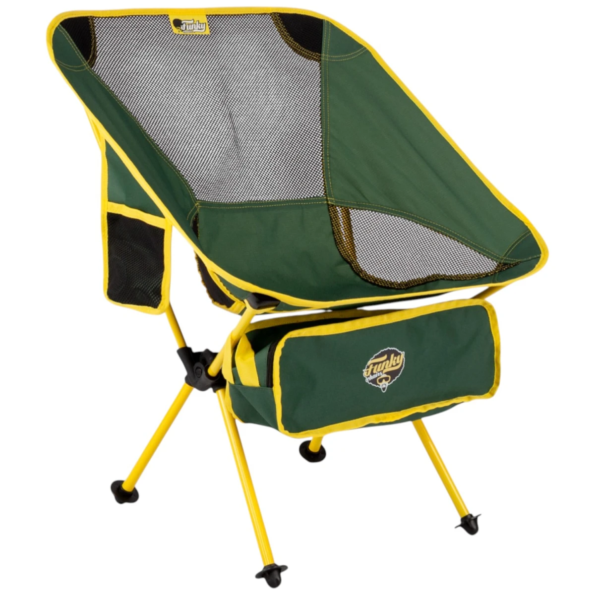 FUNKY CHAIRS Pratik Cepli/Çantalı Kamp Sandalyesi  Yeşil