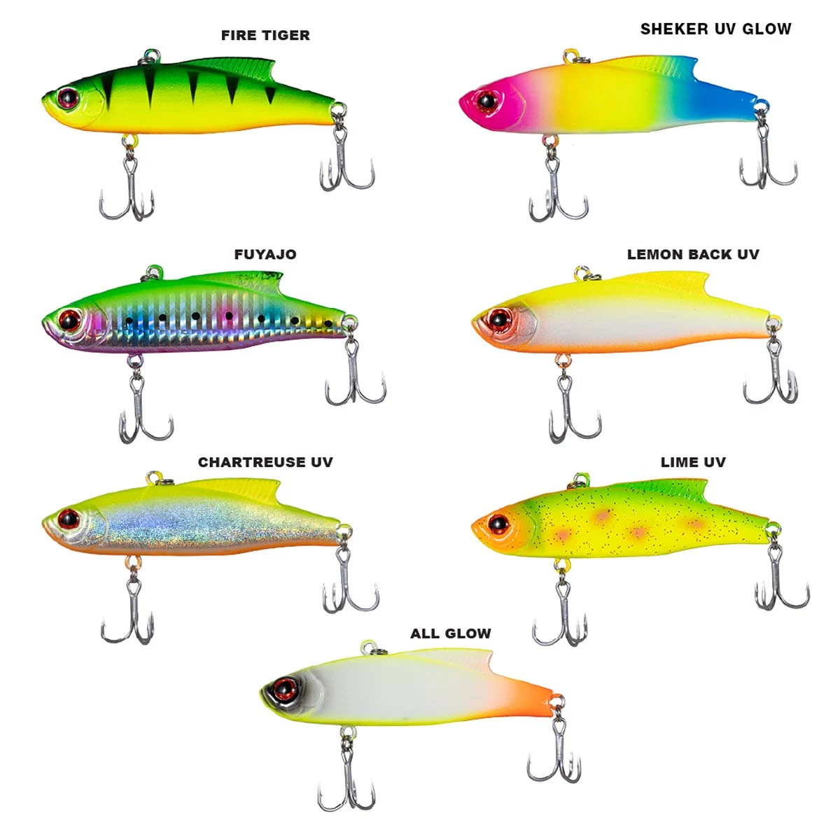 RYUJI ROCK VIB  9CM 38GR - CHARTREUSE UV