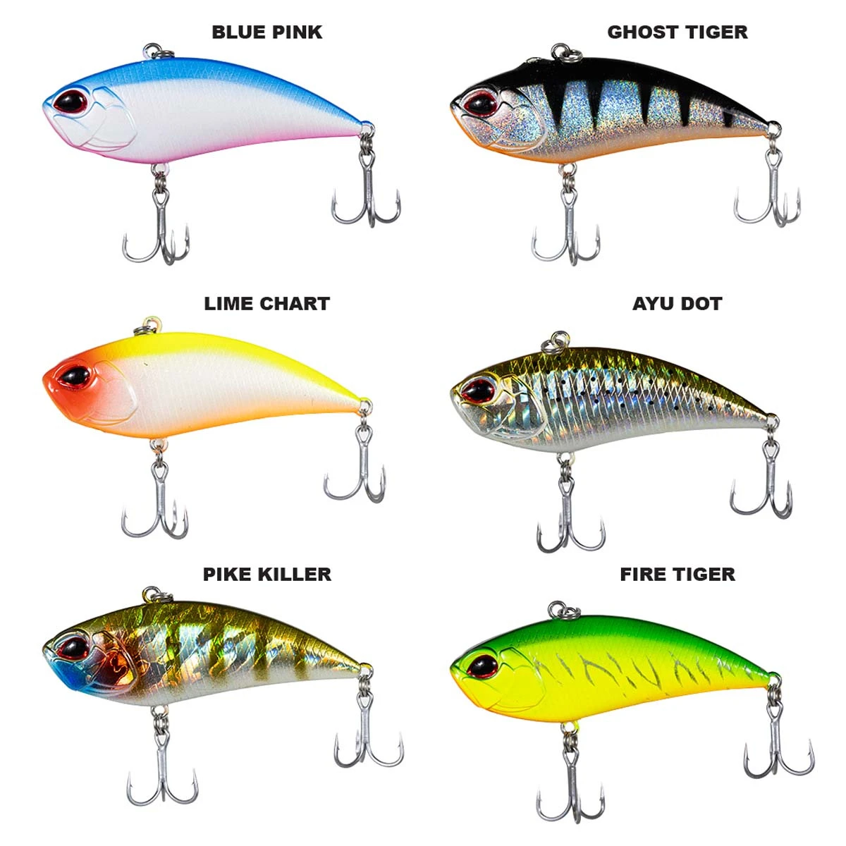 RYUJI FRESH VIB 5.8CM 17GR - LIME CHART
