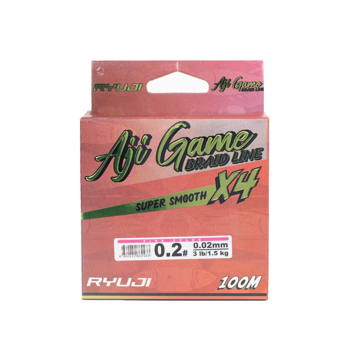RYUJI AJI GAME 4X, 100M, PİNK İP MİSİNA - 0.02MM