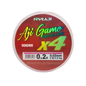 RYUJI AJI GAME 4X, 100M, PİNK İP MİSİNA - 0.02MM