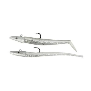 Savage gear Sandeel And Slug 10 cm 10 gr 4+2 Adet - 30-Real Pearl