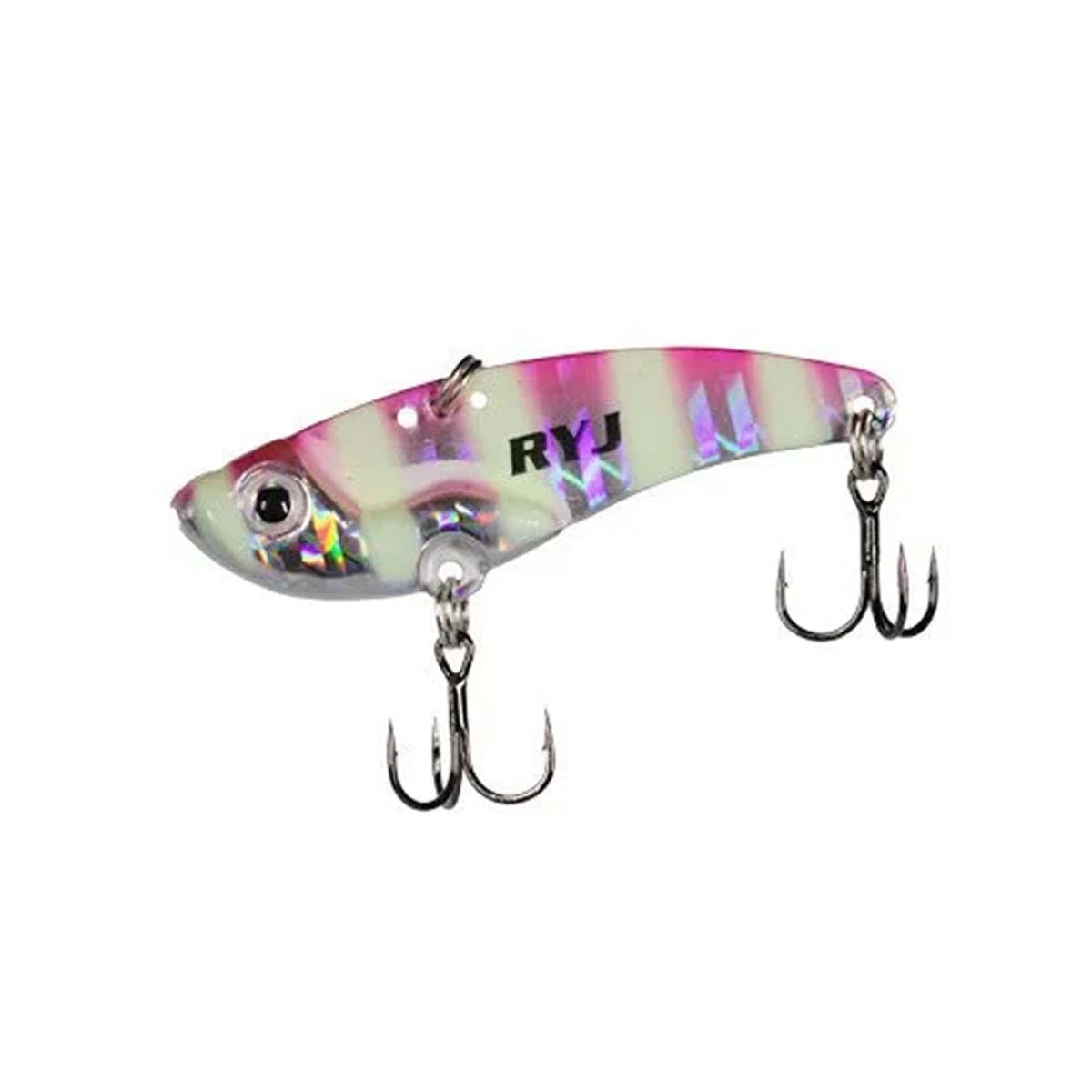 Ryuji Mirror Vib 4gr / 3.5cm Jig Yem - PINK ZEBRA GLOW
