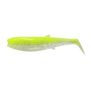 Savage Gear Cannibal Shad 10cm 9gr Suni Yem - Flou Yellow Glow