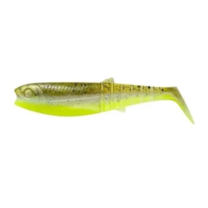 Savage Gear Cannibal Shad 8cm 5gr Suni Yem - Green Pearl Yellow