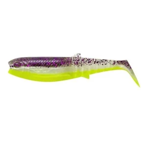 Savage Gear Cannibal Shad 8cm 5gr Suni Yem - Purple Glitter Bomb