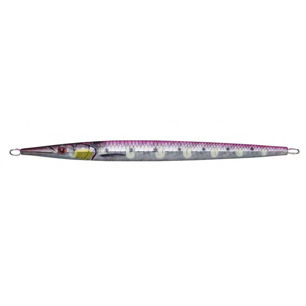 Savage gear 3D Needle Jig 200 gr 25 cm Suni Yem - Pink Flash Glow Dots