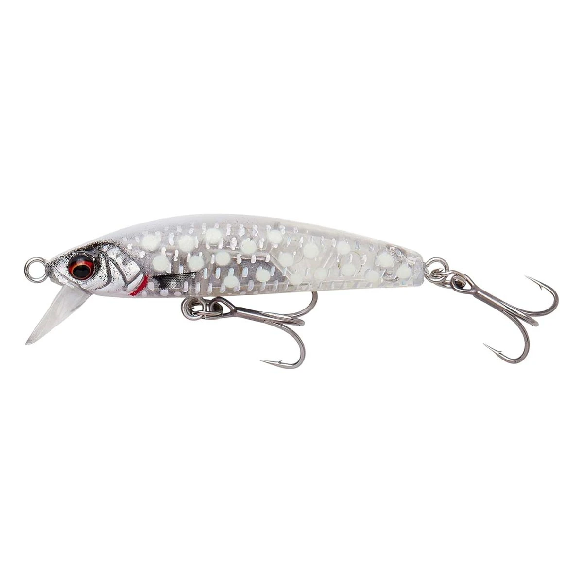 Savage Gear Gravity Minnow 5 cm 8 gr Suni Yem - Crystal White Glow