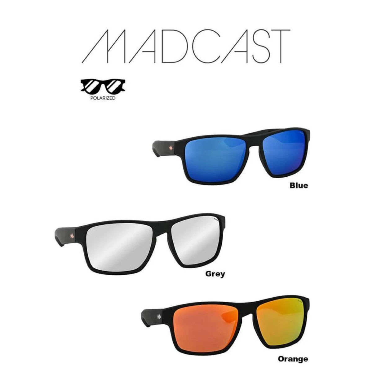Fujin Madcast Polarize Güneş Gözlüğü - C267 Grey
