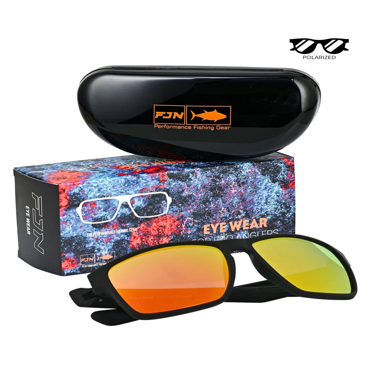 Fujin Madcast Polarize Güneş Gözlüğü - C268 Orange