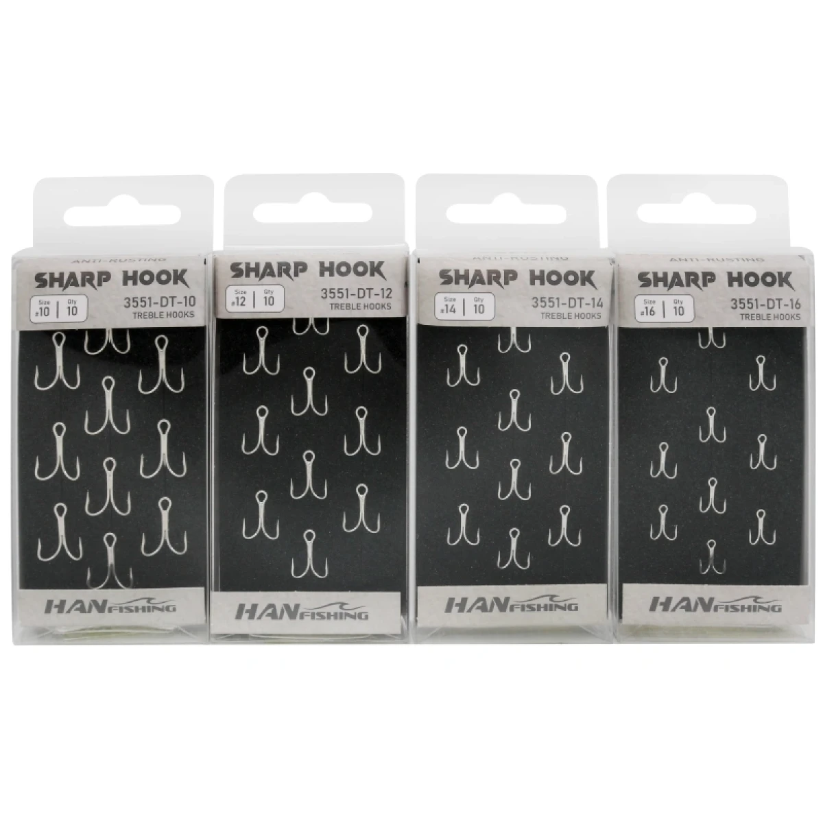 HANFISH Sharp Hook Üçlü İğne - 14