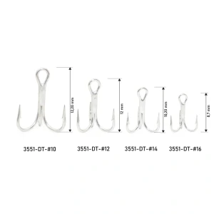 HANFISH Sharp Hook Üçlü İğne - 14