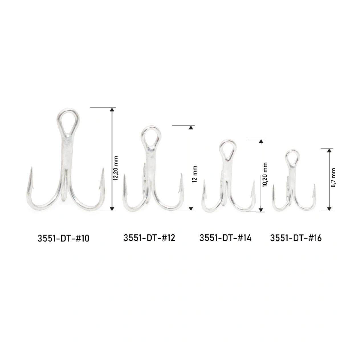 HANFISH Sharp Hook Üçlü İğne - 14
