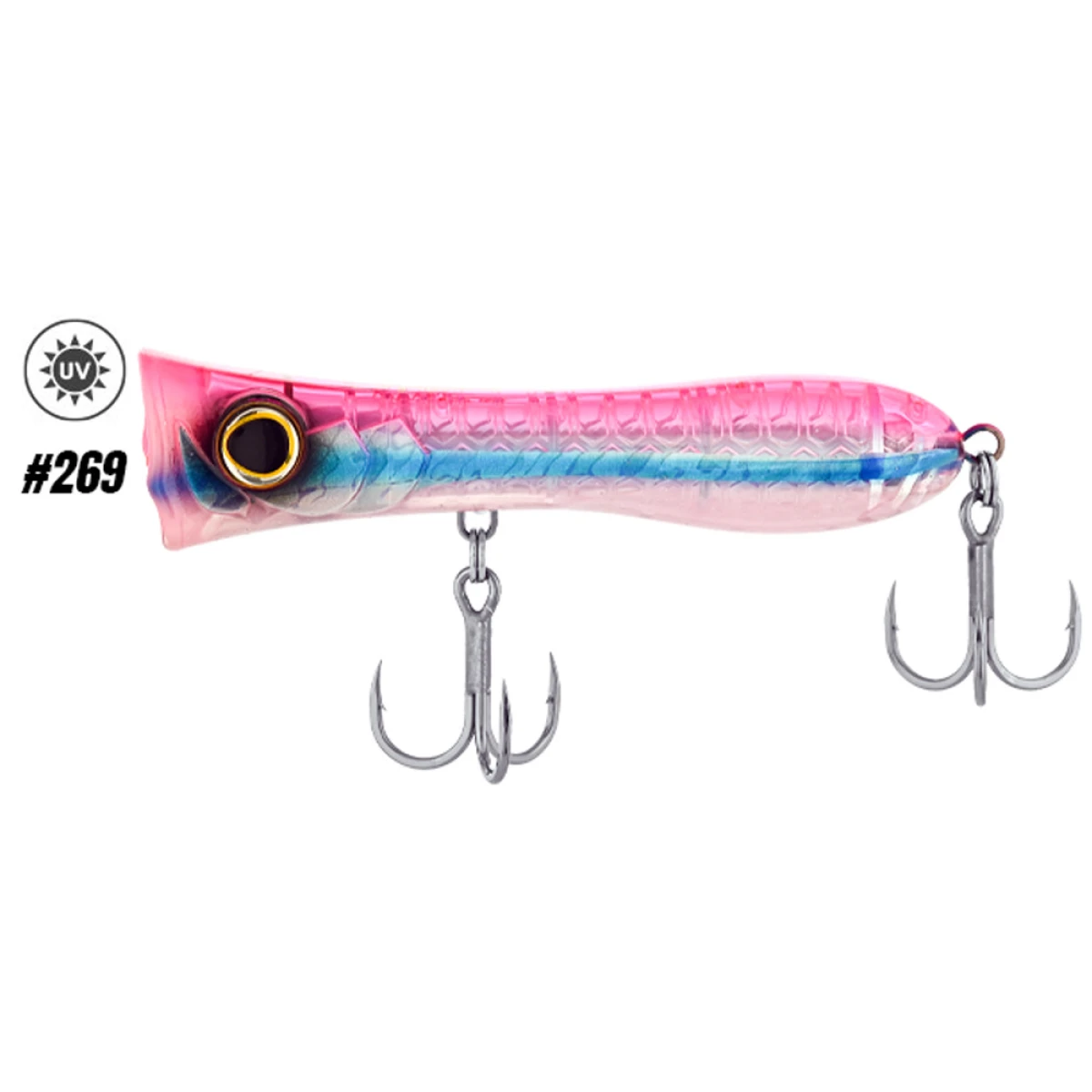 Fujin Big Mama 12cm 31gr Maket Balık - 269 Blue Pink Silver