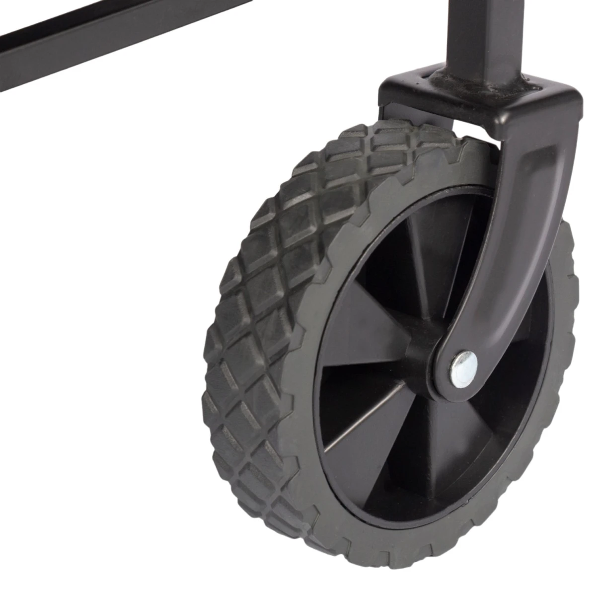 FUNKY CHAIRS 60 Litre Fren Sistemli, Rulmanlı, L Boy Katlanır Vagon Plaj Taşıma ve Kamp Arabası - Siyah