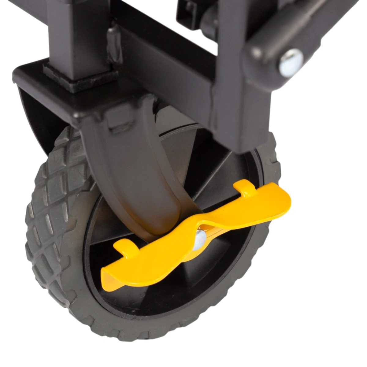 FUNKY CHAIRS 60 Litre Fren Sistemli, Rulmanlı, L Boy Katlanır Vagon Plaj Taşıma ve Kamp Arabası - Siyah