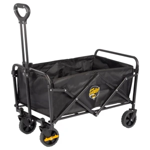 FUNKY CHAIRS 60 Litre Fren Sistemli, Rulmanlı, L Boy Katlanır Vagon Plaj Taşıma ve Kamp Arabası - Siyah