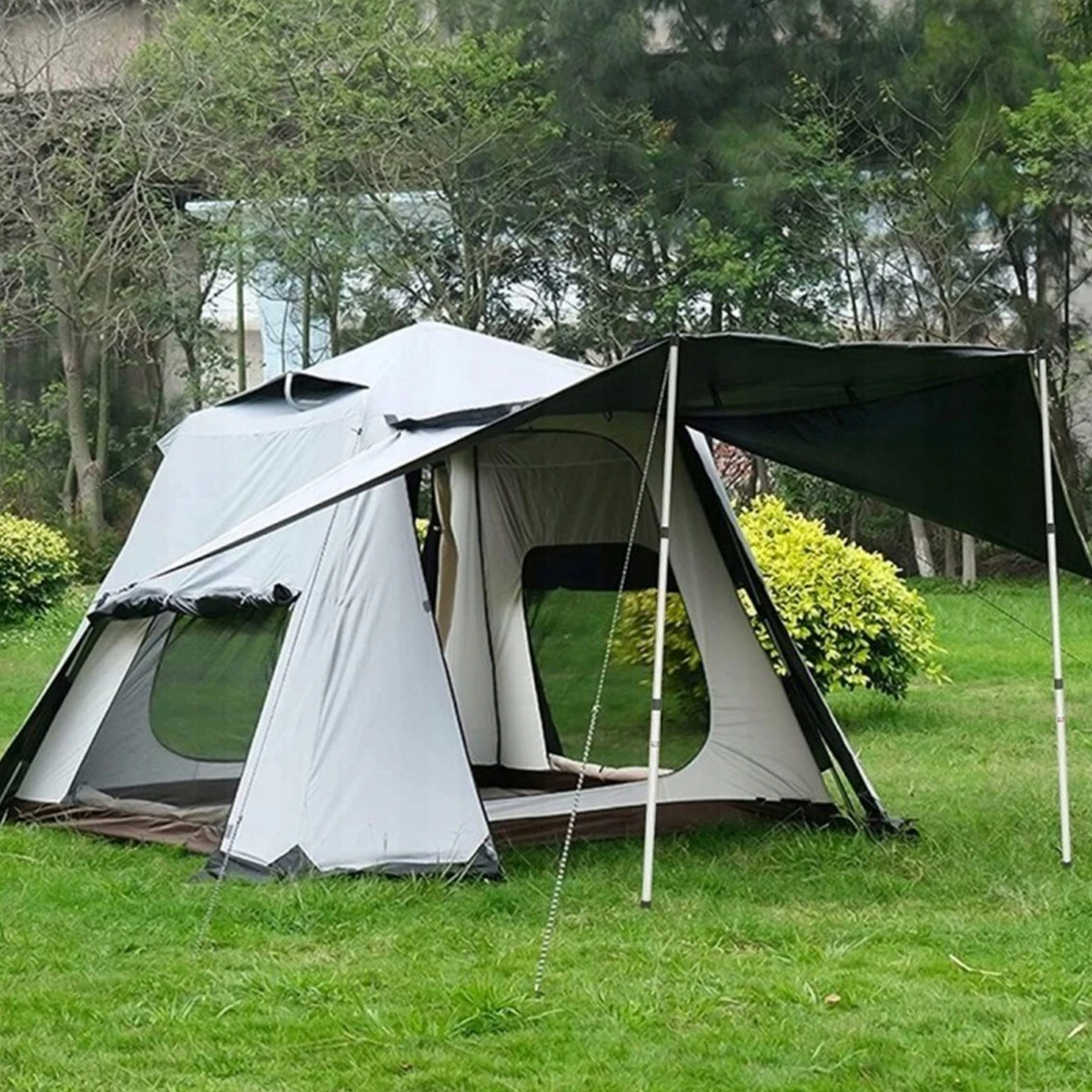 FUNKY CHAIRS 2 Adet Ayarlanabilir Teleskopik Alüminyum Tarp Tente Çadır Direği 230 cm