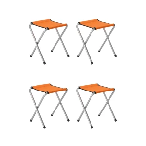 FUNKY CHAIRS Katlanabilir Tabure - Turuncu 4 Adet