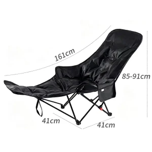 FUNKY CHAIRS Stella 4 Kademeli Yatabilen Kamp Sandalyesi - Haki