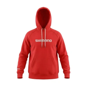 Shimano Hoodie Kapüşonlu Sweatshirt Red
