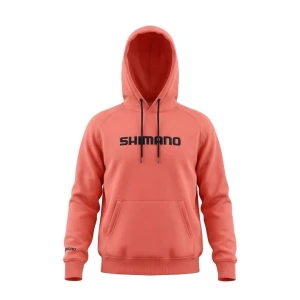 SHIMANO Hoodie Kapüşonlu Sweatshirt Coral
