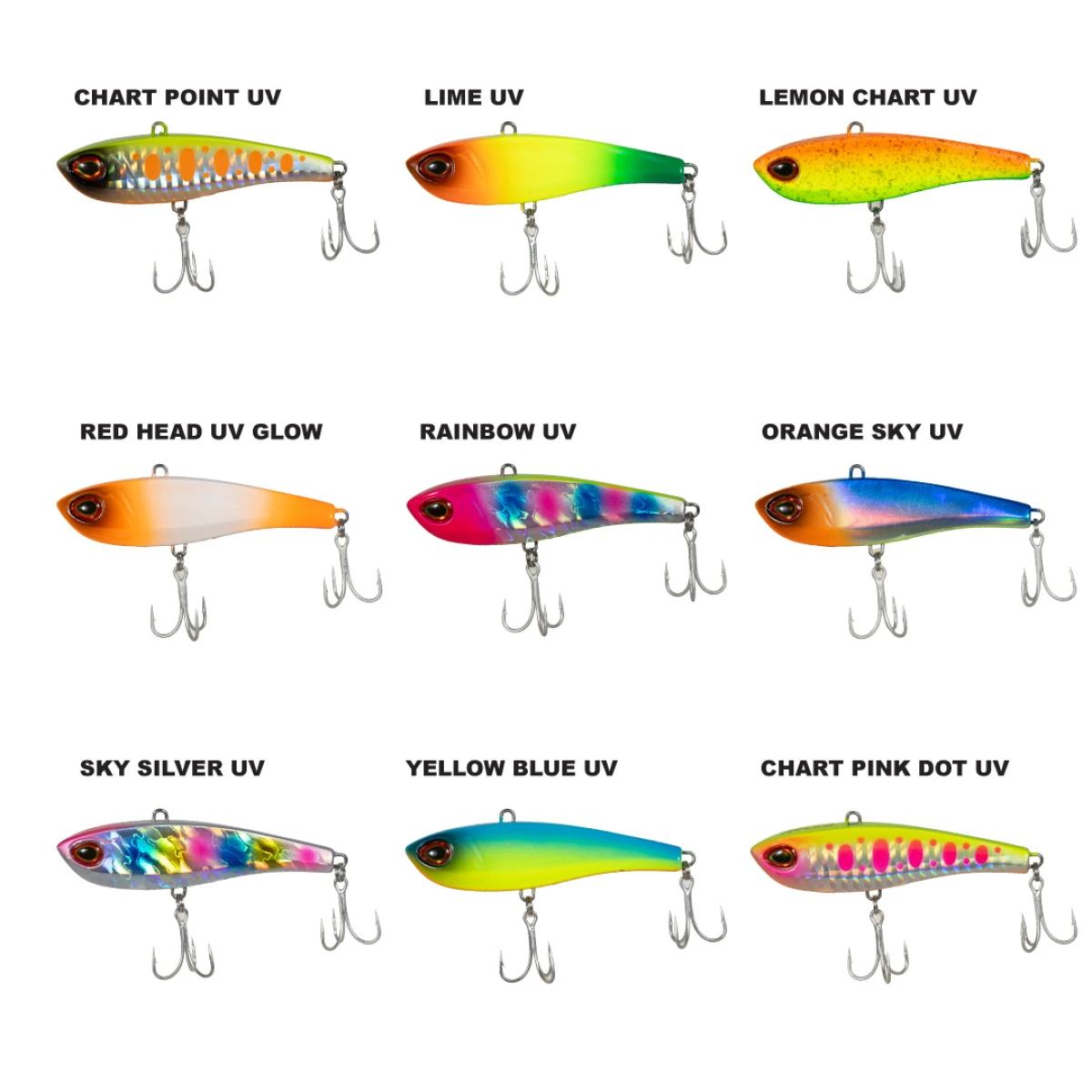 RYUJI KILLER VIB 85MM, 31GR, CHART POINT UV