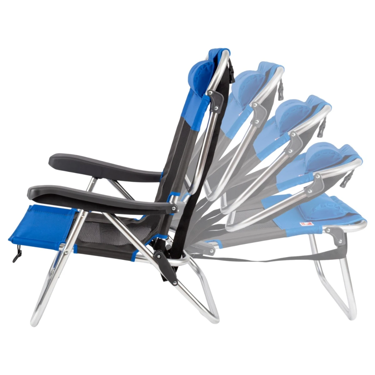 FUNKY CHAIRS Masa Sandalye Seti - 2 Adet Beach Star Light Şezlong ve 1 Adet Titanium Masa