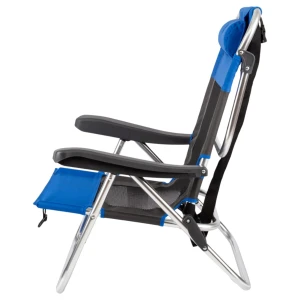 FUNKY CHAIRS Masa Sandalye Seti - 2 Adet Beach Star Light Şezlong ve 1 Adet Titanium Masa