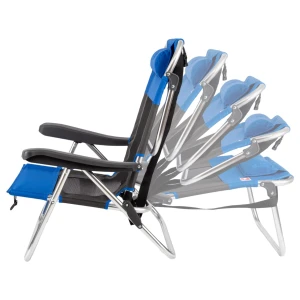 FUNKY CHAIRS Masa Sandalye Seti - 1 Adet Beach Star Light Şezlong ve 1 Adet Titanium Masa