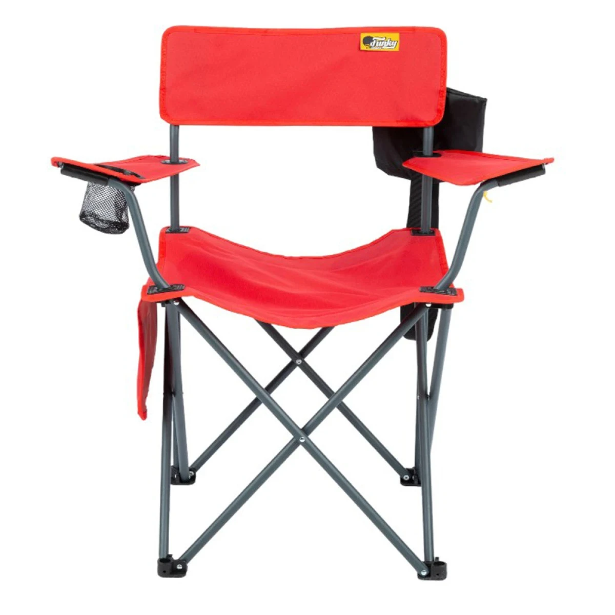 FUNKY CHAIRS Camper Katlanabilir Kamp Piknik Sandalyesi - Kırmızı (4 Adet)