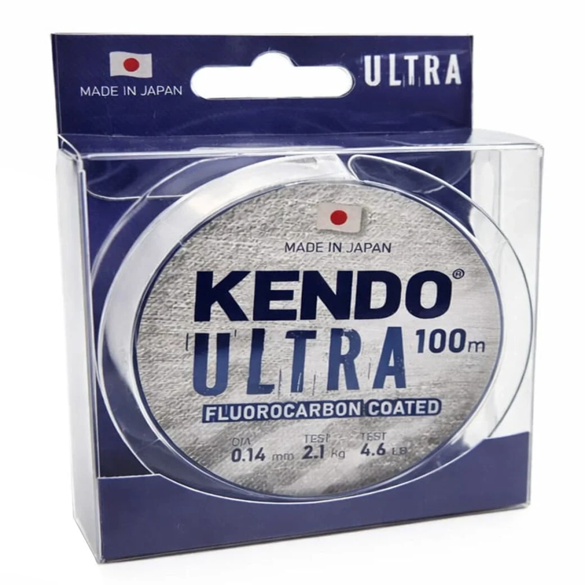 Kendo Ultra Fluorocarbon Coated 100m White Misina 0.20mm