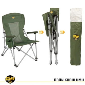 FUNKY CHAIRS Big Small Kamp Sandalyesi - Haki