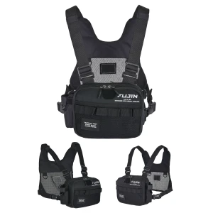 Fujin Tactical Vest Black Balıkçı Çantası