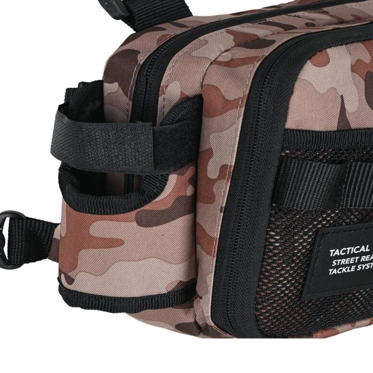 Fujin Tactical Vest Brown Camo Balıkçı Çantası