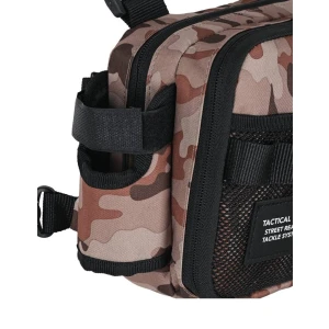 Fujin Tactical Vest Brown Camo Balıkçı Çantası