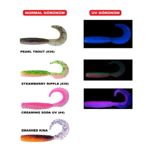 Daiwa Bait Junkie 10cm Grub (5 Adet)
