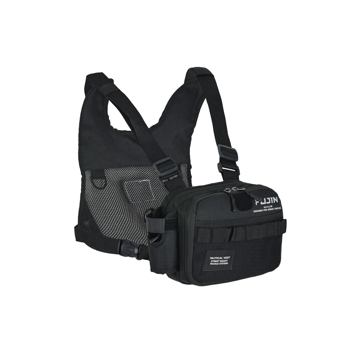 Fujin Tactical Vest Black Balıkçı Çantası