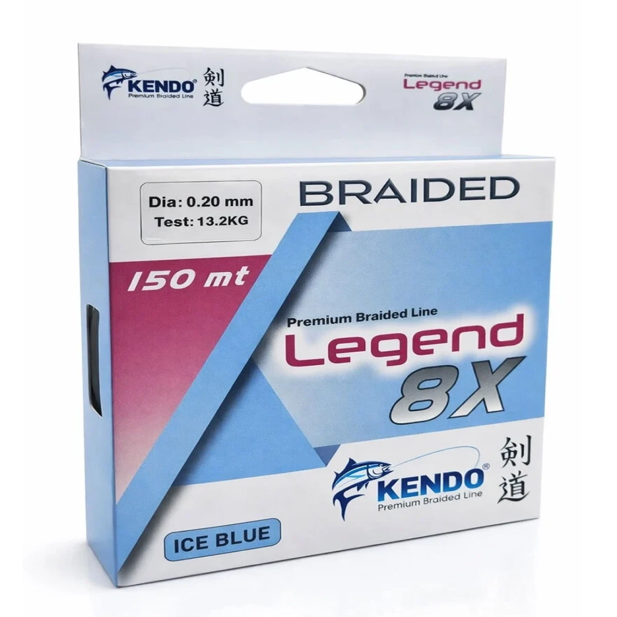 Kendo Legend X8 150M Ice Blue Örgü İp - 0,12 mm