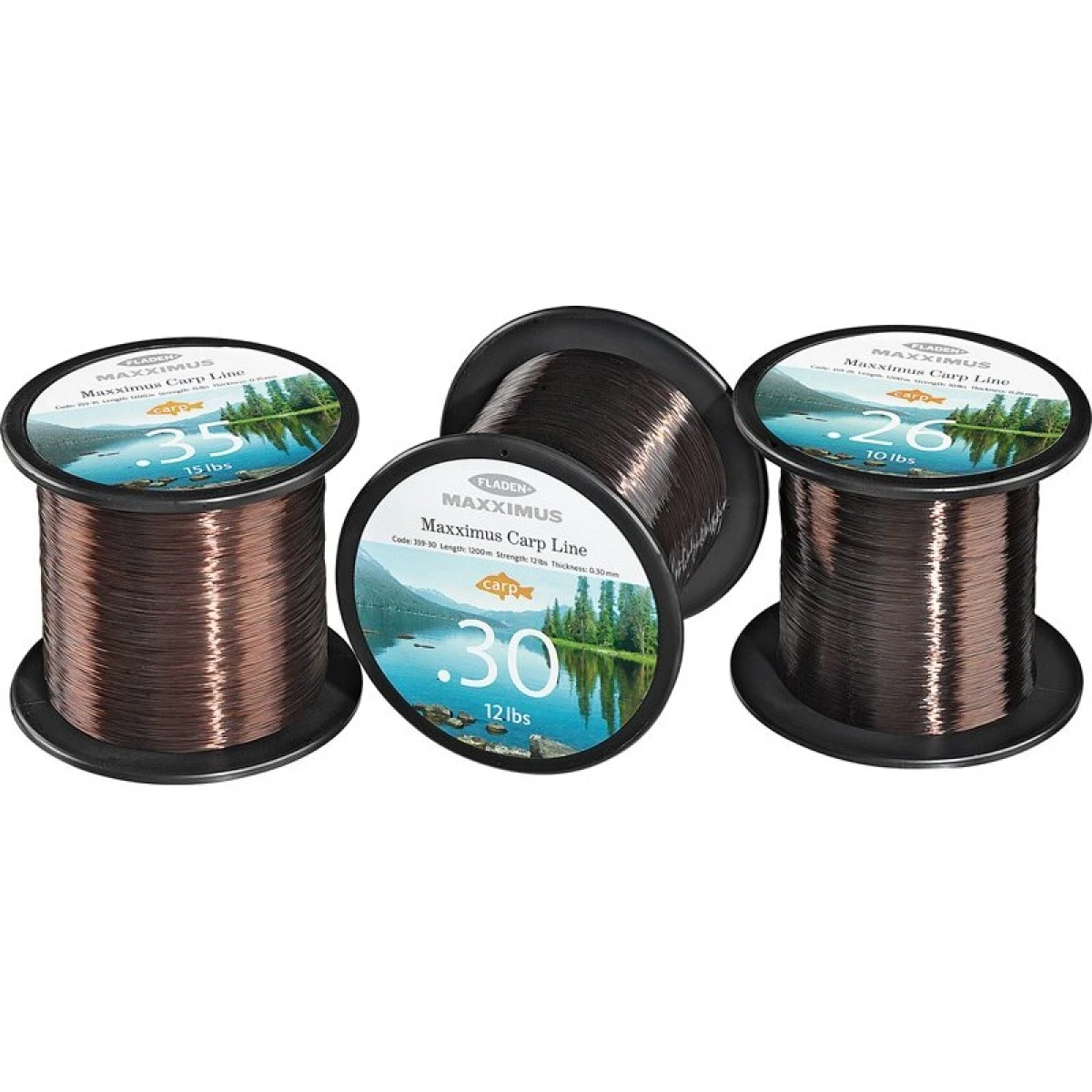 Fladen Maxximus Carp 1200M Kahve Sazan Misinası 0.45 MM