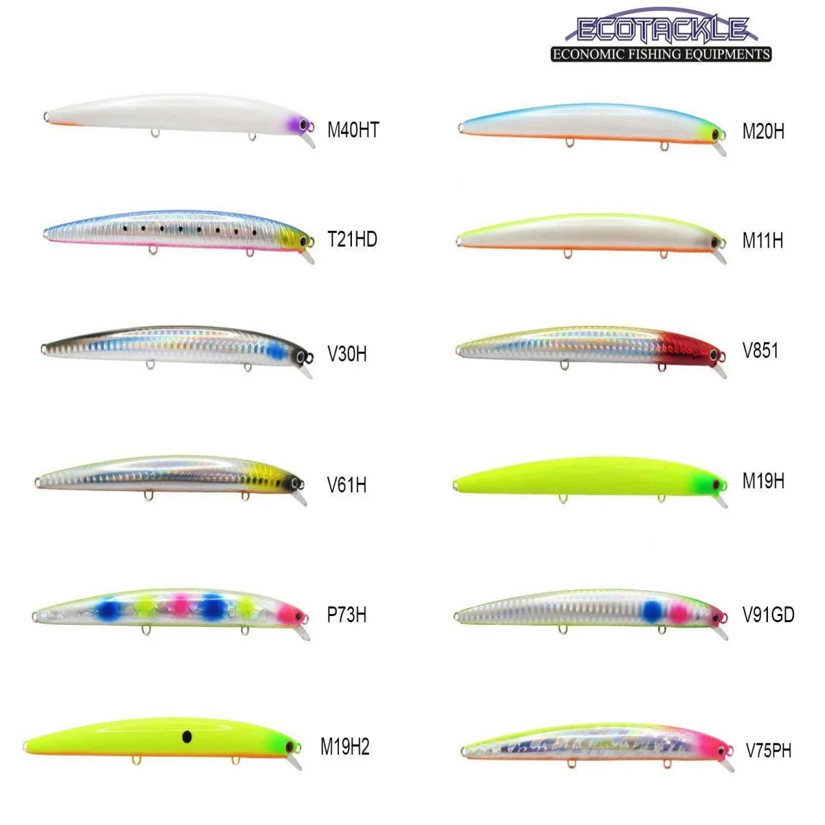 Ecotackle Slender Sam 130SS 13Cm 12G Maket Balık V61H