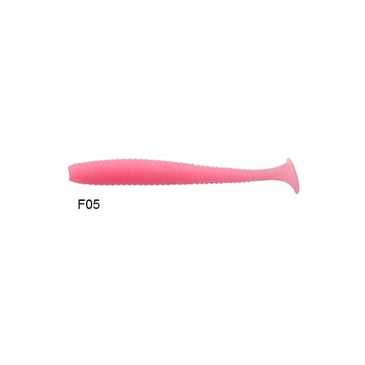 Lucky John S-Shad Tail 3.8'' (9.65 cm) 5P Silikon Yem F05