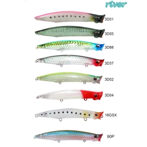 River Pop'n Catch 3D 125 12.5cm 19Gr Popper 18GSX