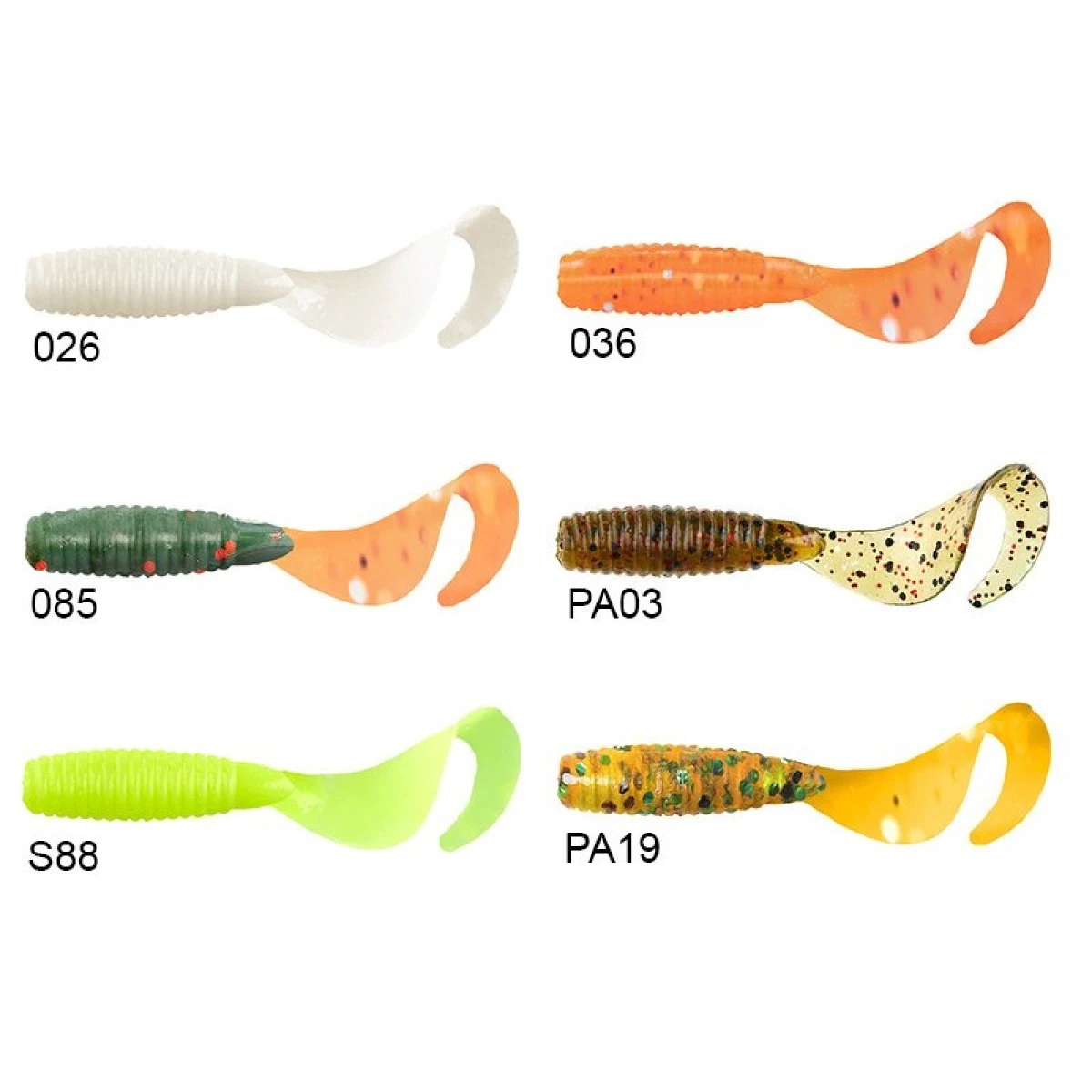 Lucky John Micro Grub 1'' (2.5 cm) Silikon Yem 15P S88