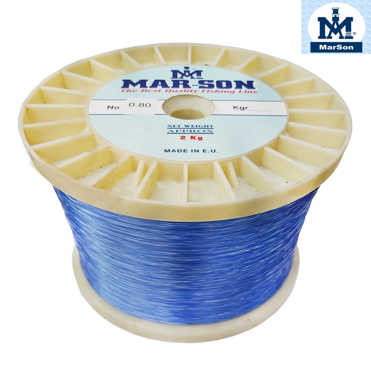 MarSon Bobin Misina 1Kg Mavi 0.90 MM