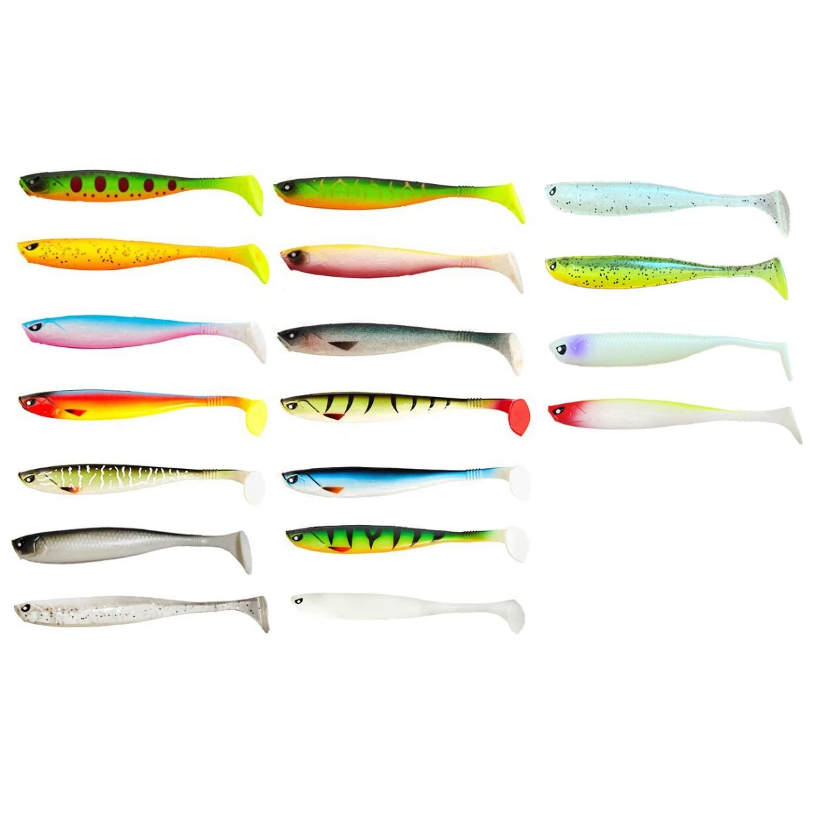 Lucky John Basara 3D Soft Swim 3.5'' (8.89 cm) 6P Silikon Yem PG01